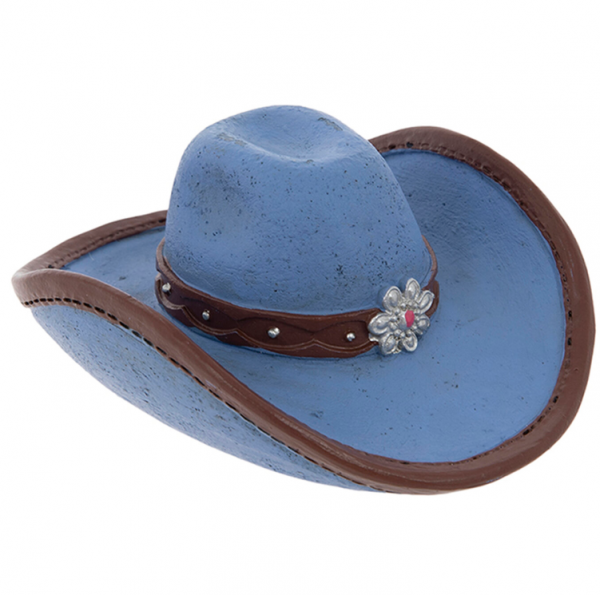 Topi Cowboy dengan Aksen Kancing Dekoratif